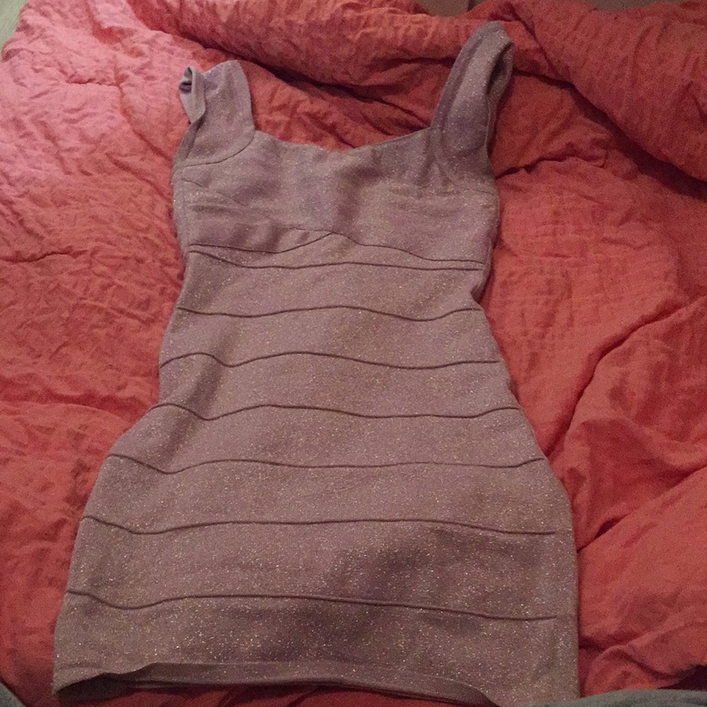 Sparkly Vintage Forever 21 Bandage Mini Dress